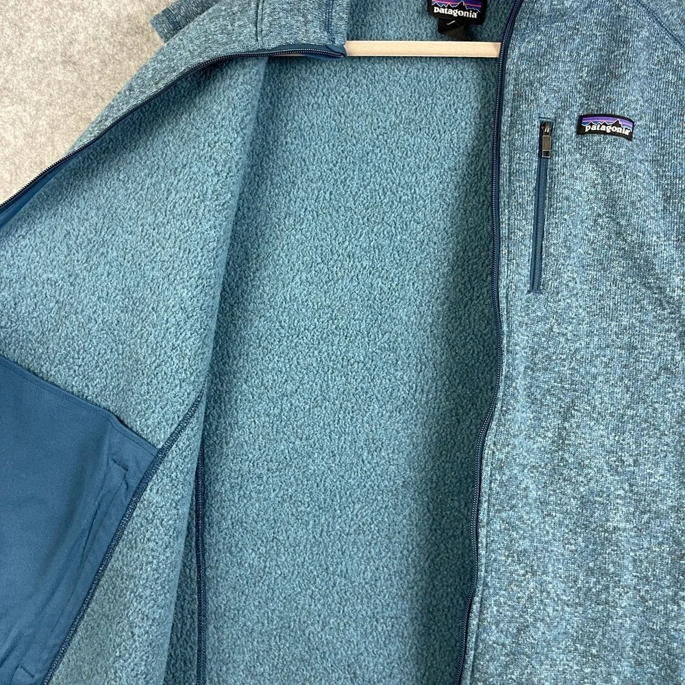 Patagonia Better Sweater Vest Mens XXL Blue Full Zip Outdoor Hiking Camping